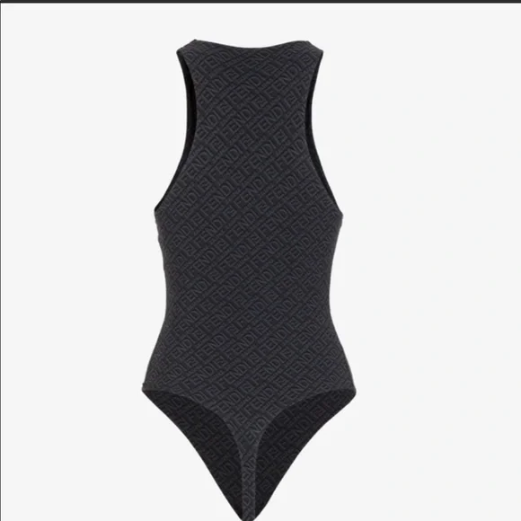 Skimsxfendi black logo bodysuit NWT - Picture 3 of 6